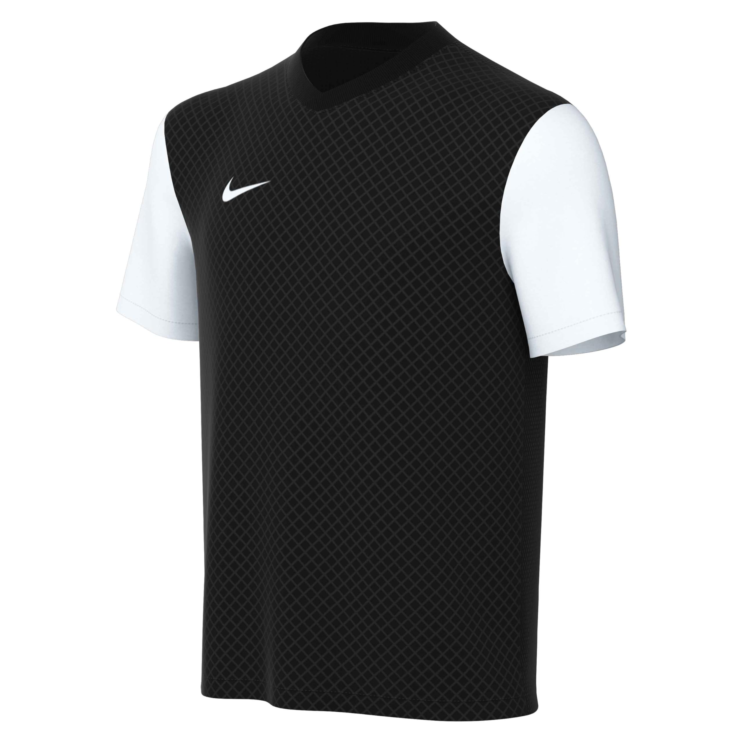 NIKE DH8389-010 Y NK DF Tiempo PREM II JSY SS T-Shirt Unisex Black/White/White Size S
