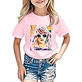 Girl Country Music T-Shirt - Kids Singer Letters Graphic Birthday Shirts Gifts Fan Song Tour Concert Outfit Top