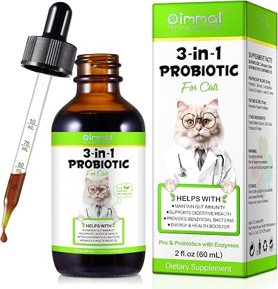 BODY JUICE OIL Probiotics for Cats Bacon Flavor 60ml Digestive Support