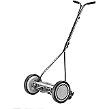 American Lawn Mower Company 1415-16 16-Inch 5-Blade Push Reel Lawn Mower, Gray