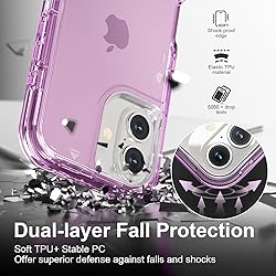 Follaroma for iPhone 16 Case, Heavy Duty Shockproof