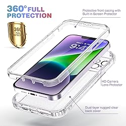 Diaclara Designed for iPhone 14 Plus Case, Full