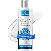 Roycederm Seborrheic Dermatitis &amp; Psoriasis Shampoo with Salicylic Acid 3% | Scalp itch, flaking, scaling, redness, dandruff &amp; irritation relief; fragrance-free; gentle cleansing for sensitive scalps