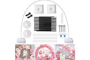 CHAMVIS Balloon Arch Kit, 7.4ft Balloon Arch Stand: Balloon Arch Frame with Base - for Wedding Baby Shower Birthday Party Balloon Decorations