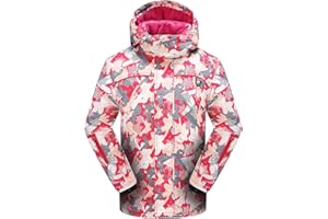 PHIBEE Girls' Sportswear Waterproof Windproof Snowboard Ski Jacket