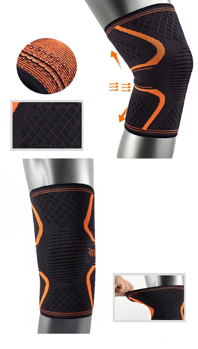 Knee Compression Sleeve Knee Brace Support for Running Jogging Basketball Weightlifting Gym Workout Sports - Single Wrap for Joint Pain Relief, ACL, Arthritis, Injury Recovery