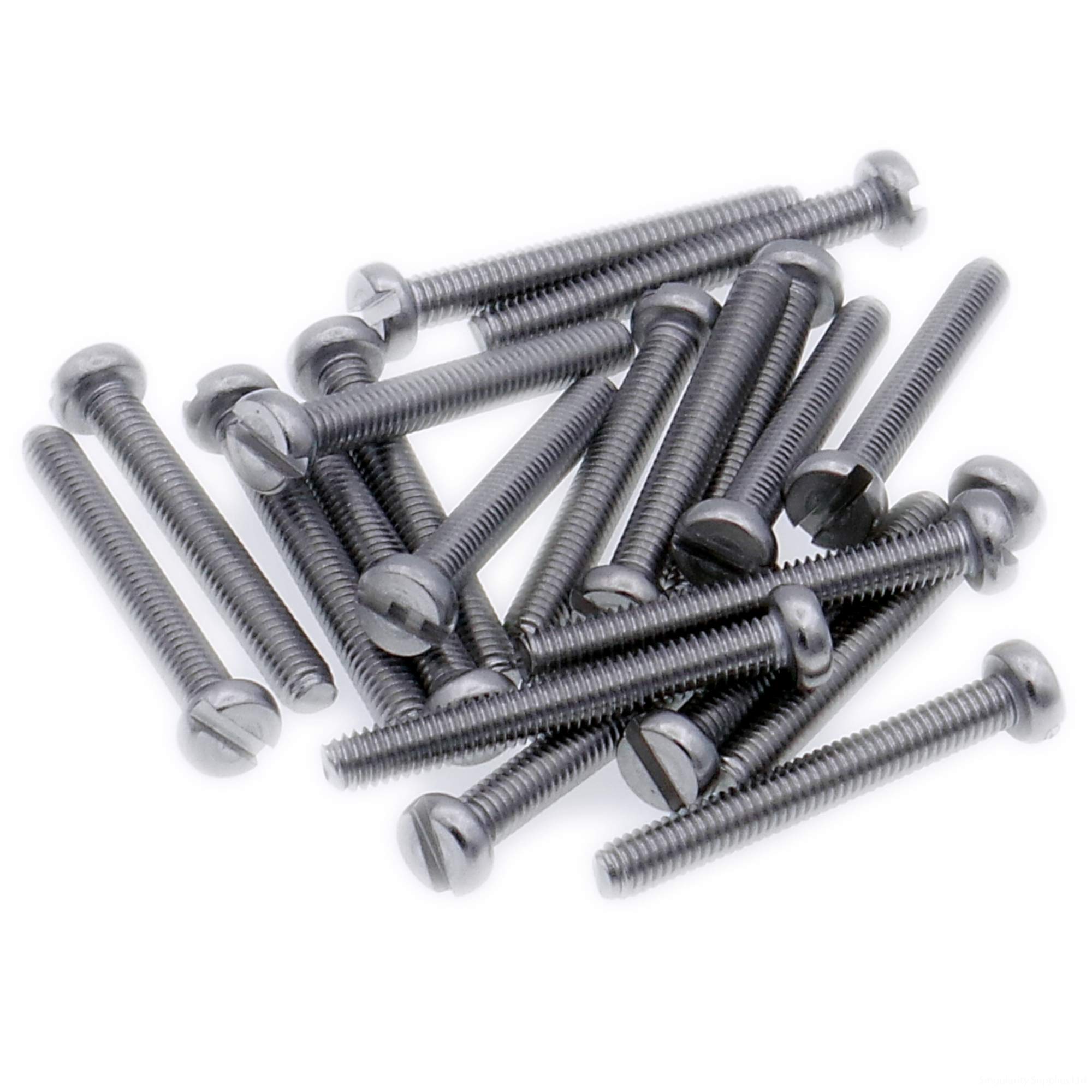 M2 (2mm x 5mm) Slot Cheese Machine Screw (Bolt) - Stainless Steel (A2) (Pack of 20)