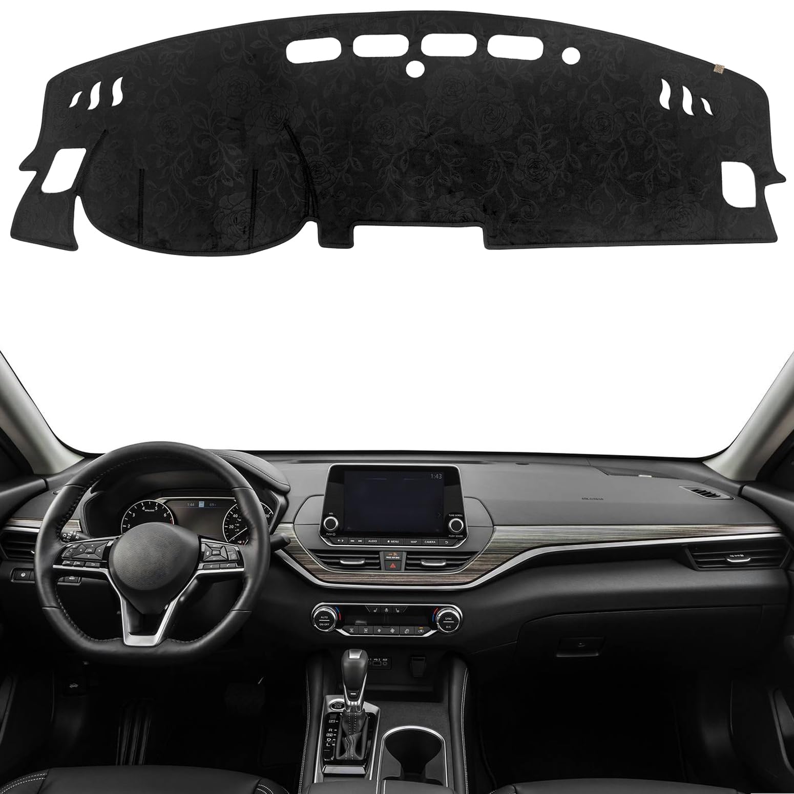 Photo 1 of KEYOOG Dashboard Cover Dash Mat Fit for Ni-ssan Altima 2024-2019 (L34 Body Code,Without HUD Models),Car Dash Board Mat Anti-Glare Carpet,Non-Slip Pad Sunshield Protector (Flannel)