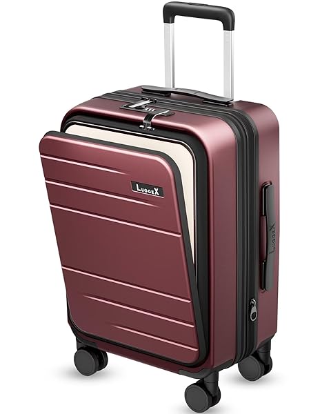 LUGGEX CARRY ON LUGGAGE 22X14X9 AIRLINE APPROVED, FLO5...