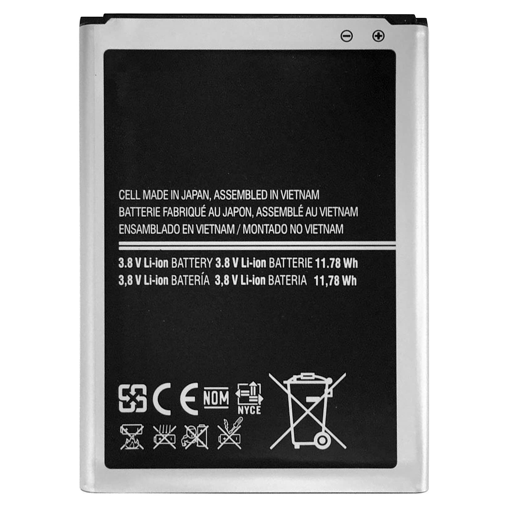 Note II Replacement Battery EB595675LU EB595675LA for Samsung Galaxy Note 2 N7100 N7102 N7105 N7108