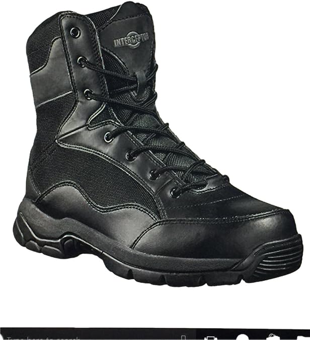 Interceptor Men's Force Steel Toe 8" Tactical Boot Amazon.ca