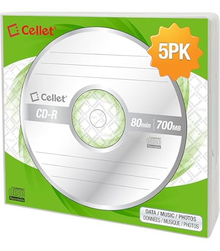 Amazon.com: Memorex 99055 40x 700MB 80 Min Music CD-R Discs, 10