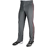 Champro Mens Triple Crown Open-Bottom Baseball Pants with Braid