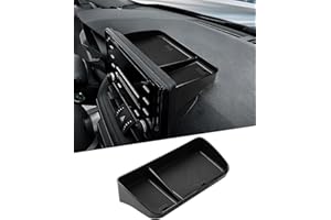 Karltys Dashboard Center Console Organizer, Behind Screen Storage Box for Phones Keys Sunglass Card, RAV4 Dash Organizer Non-Slip Liners for Toyota RAV4 2019-2025 Accessories (NO for RAV4 Limited)