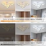Comely 30W Dimmable Star LED Ceiling Light with Remote White view 2