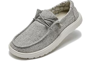 ZMLC Women's Loafers Slip-On Shoes, Comfortable Flat Shoes for Women Casual Lace Up Loafers Walking Flats Slip On Shoes for Women with Soft EVA Sole Size 5.5-11