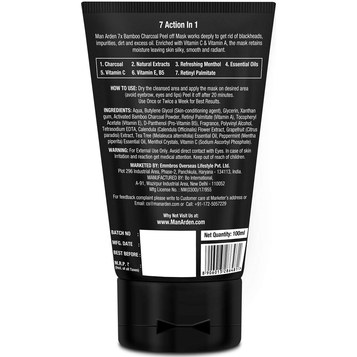 man arden face cream