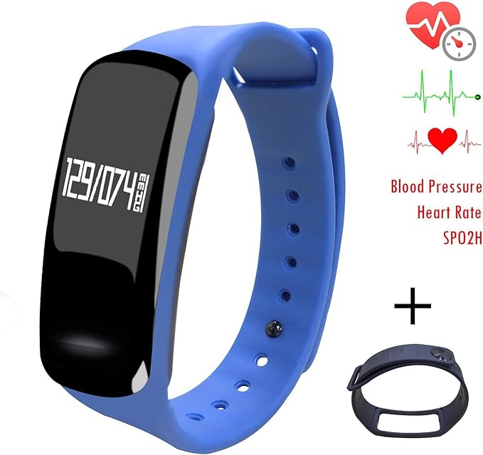 oled blood pressure reading smart bracelet