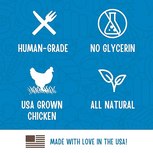 FULL MOON CHICKEN FILLET HEALTHY ALL NATURAL DOG TREATS HUMAN GRADE MADE IN USA 48 OZ