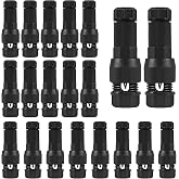 Meimom 20PACK Low Voltage Waterproof Replacement Landscape Light Cable Connector 12-20 Gauge Wire Connectors for Landscape Lighting Path Lights