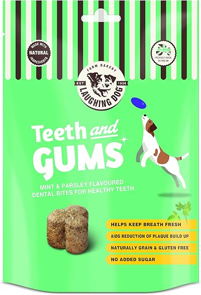 Laughing Dog Teeth and Gum Dental Treats Mint Parsley 125g Grain Free