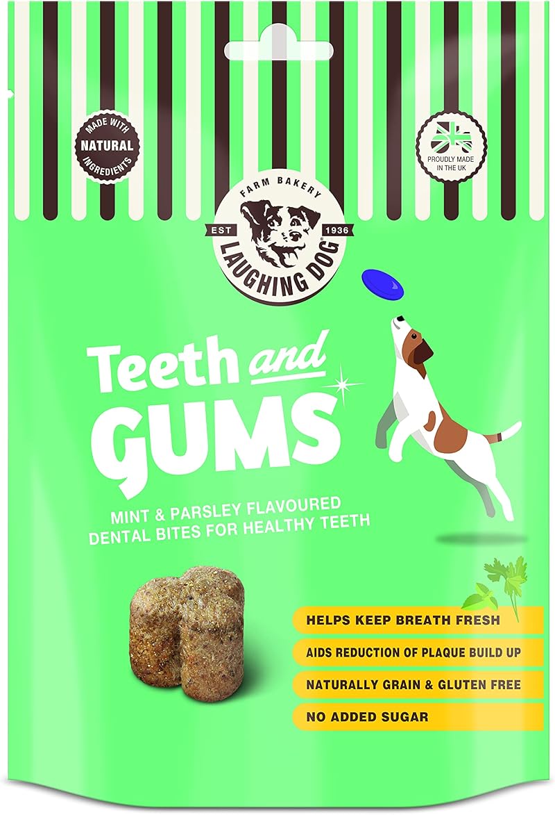Laughing Dog Teeth and Gum Dental Treats Mint Parsley 125g Grain Free