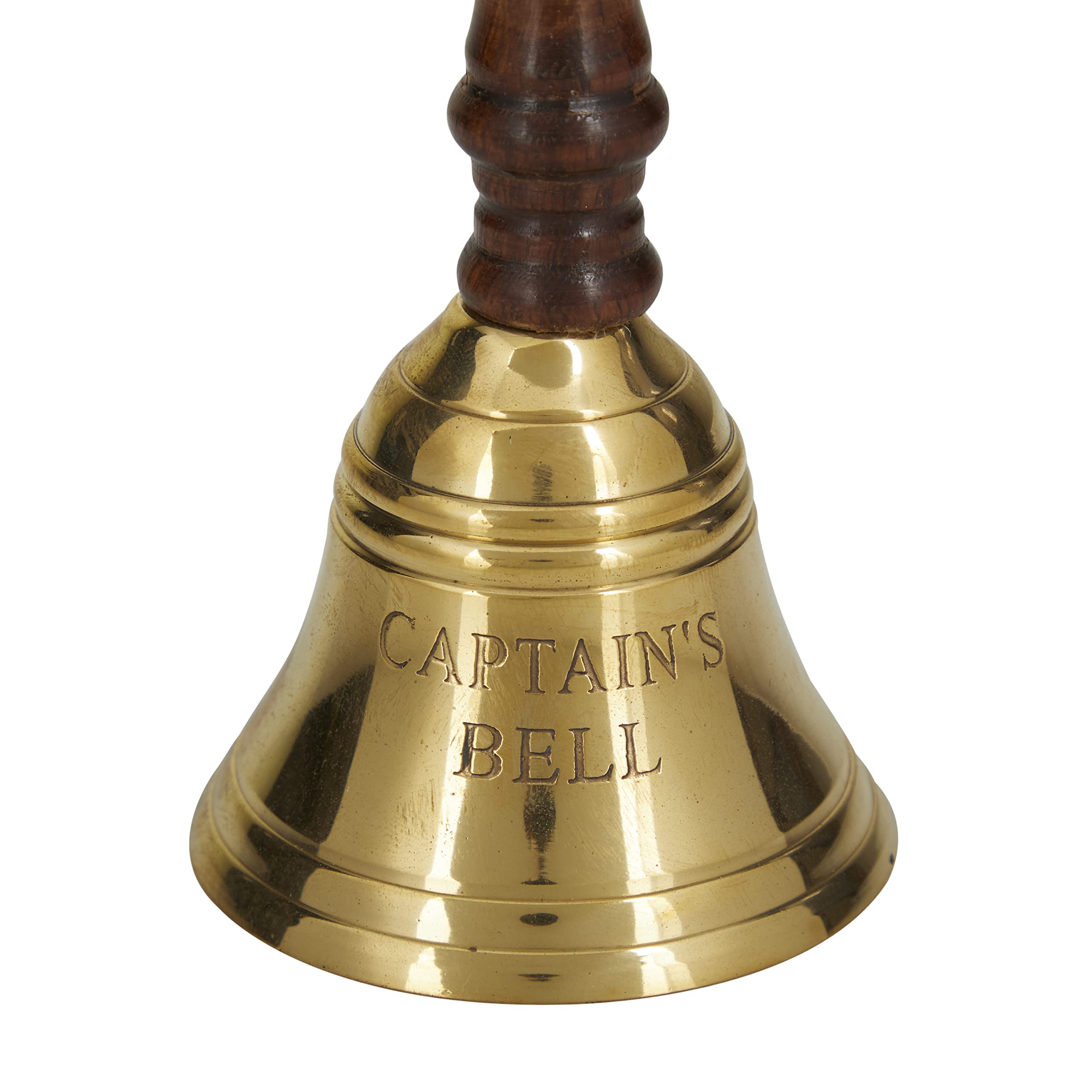 Deco 79 Brass Metal Decorative Bell, 2