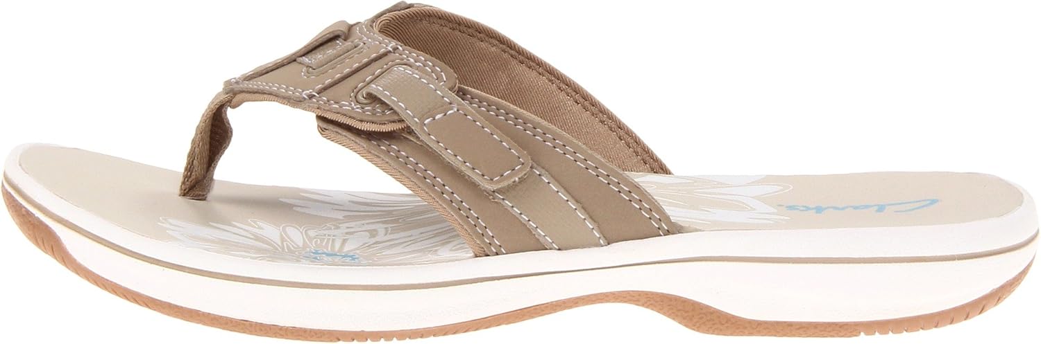 clarks breeze flurry sporty flip flop