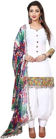 punjabi white suit design