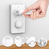 Outlet Covers (42 Pack) with Hidden Pull Handle Baby Proofing Plug Covers 3-Prong Child Safety Socket Cover Electrical Outlet