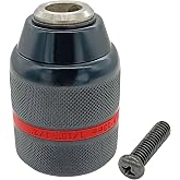2-13MM Keyless Type Drill Chuck 1/2-20Unf Hand Drill Chuck Conversion Tool | Replace for Dewalt Makita Bosch Hitachi Metabo tool 1/2 drill chuck