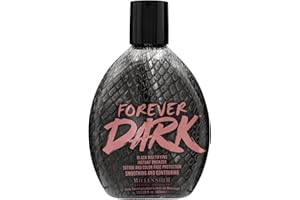 MILLENNIUM TANNING PRODUCTS Millennium Tanning Forever Dark, Black Mattifying Instant Bronzer, Tanning Lotion, 13.5 Ounces