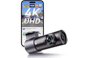 70mai M310 Plus 4K Dash Cam Front with Night Vision, 140° Wide Angle Dash Camera for Cars, WiFi Dashcam with App, Parking Mode, G-Sensor, Loop Recording, Voice Control, Easy Install Car Camera