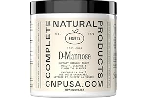 Pure D-Mannose Powder Supplement - Bulk D-Mannose 8oz (227g) 60 Servings for UTI, Bladder, & Urinary Tract Health