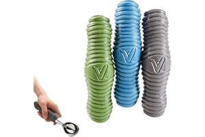 HealthSmart Groovy Grips Ergonomic Universal Handle Grips for Home, Kitchen, Sporting Equipment, Garden and the Outdoors, Comfortable and Versatile