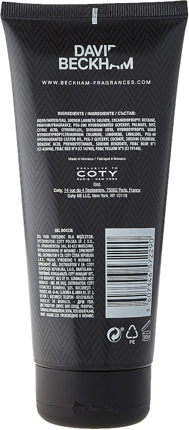 Beckham Classic Shower Gel 200 ml, 200 ml (Pack of 1) - Image 3