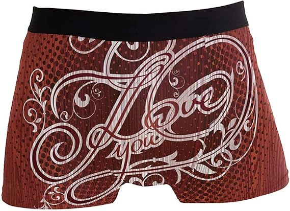 Amazon.com: mens valentines day underwear funny boxer briefs soft Mens Valentines Day Underwear Funny Boxer Briefs Soft Breathable Small