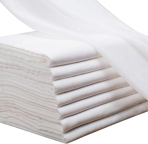 Sepbearダブルガーゼ 生地 布 無地 白 綿 手作り 裁縫 繰り返し使える コットン 柔らかい ハンドメイド 手芸 手作りキット 大人用 子ども用 風邪 花粉 ウィルス対策 幅約145cm (1M)