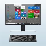 cimetech 2.4G Wireless Keyboard UK Full-Size with Numpad Black view 2