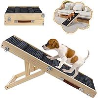 Wooden Adjustable Dog Ramp for Small Dogs