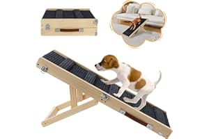 Wooden Adjustable Dog Ramp for Small Dogs