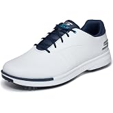 Skechers Men's Tempo Waterproof Golf Shoe | Golf, Waterproof, Move Foam, ECO FLIGHT Cushioning, GRIPFLEX Spikeless Outsole, Breathable, Lightweight