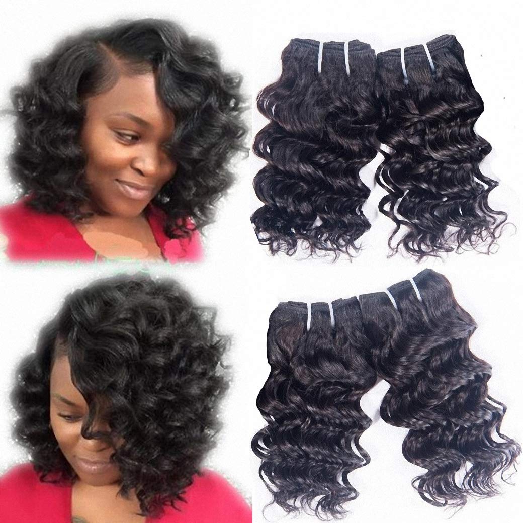 Amazon Com Brazilian Curly Virgin Human Hair Bundles Unprocessed
