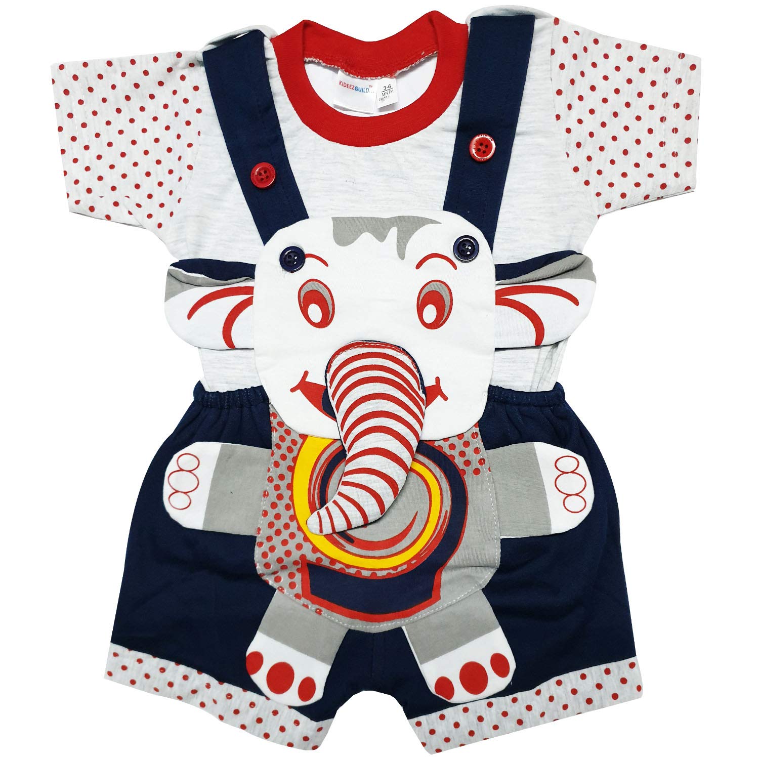 Kideezguild Stylish Latest Newest Arrival Design Fashionable New Born Baby Kids Unisex Infant Summer Soft Cotton Boys Girls Dungaree Set Combo Wear Pack Of 1 Pink 0 3 Months Amazon In Baby