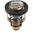 X AUTOHAUX 60C 140F Marine Thermostat Kit with Seal for Suzuki Outboard DF80-DF300 for Yamaha Outboard F75-F150 HP Thermostat Comp Water 60 Degree with Heavy Spring Anti Abrasion