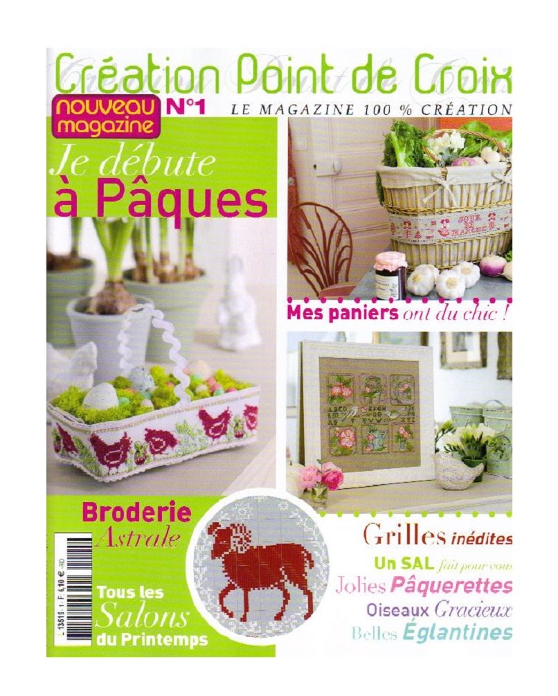 Amazoncom Creation Point De Croix Magazine No 1 Arts - 