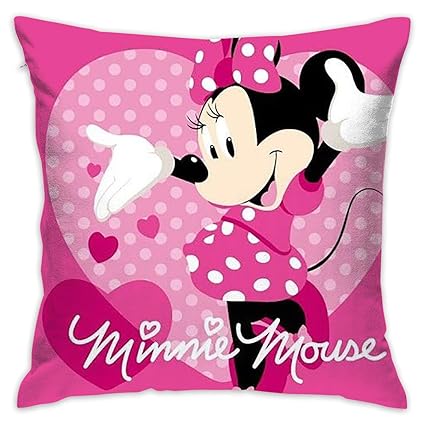 Amazon Com Meirdre Pillowcase Minnie Mouse Love Decorative Throw