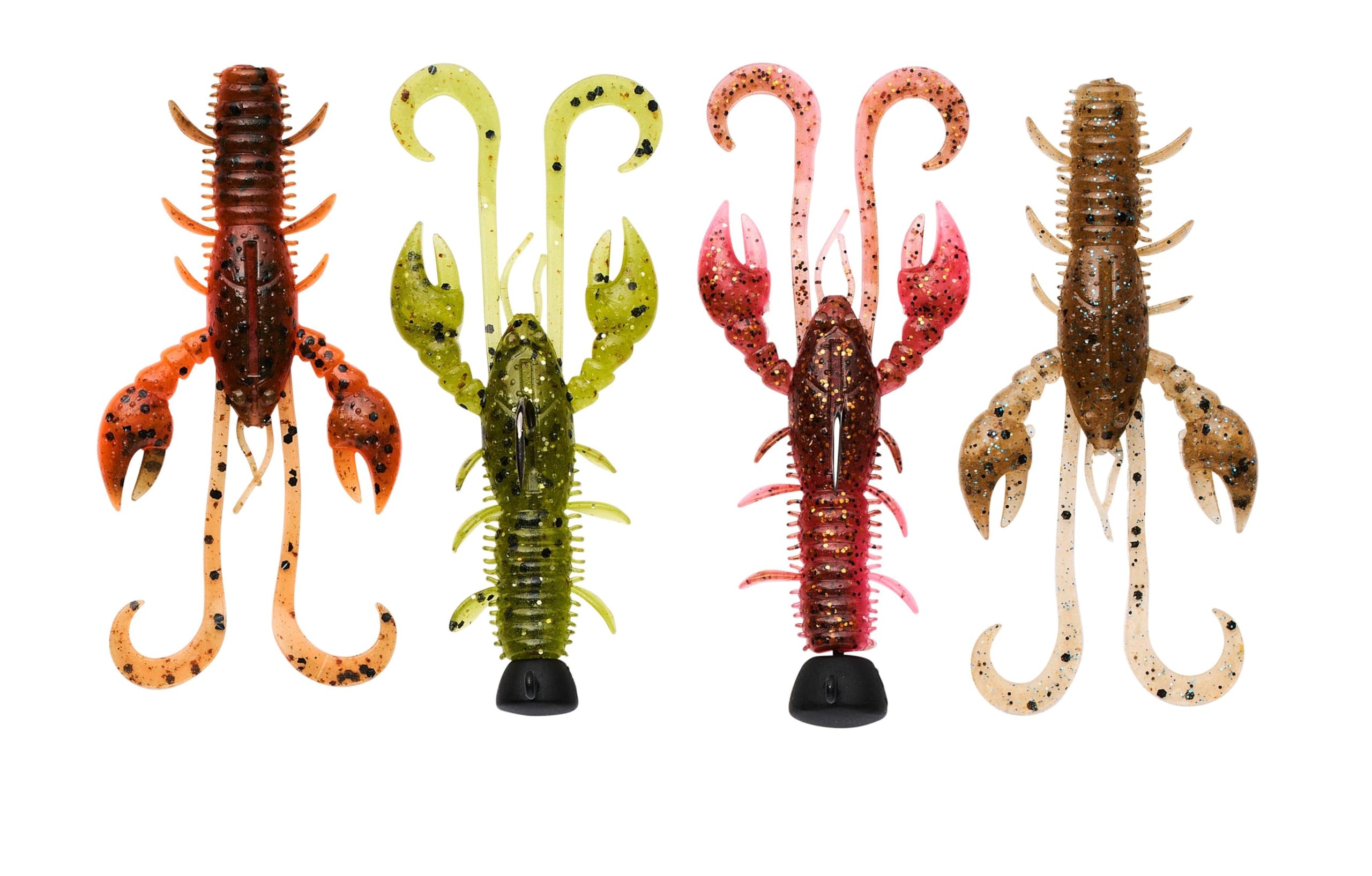 Berkley Ned Fishing Pack – Includes for Fishing Ned Style, 5pcs, 7/10g, Perch, Zander, Pike, or Zander, Tungsten Weights and Pulse Realistic Craws Combine to Help You Catch More Fish