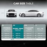 Vorsprung Universal Car Cover with Driver Side Zip Waterproof All Weather 4 view 6