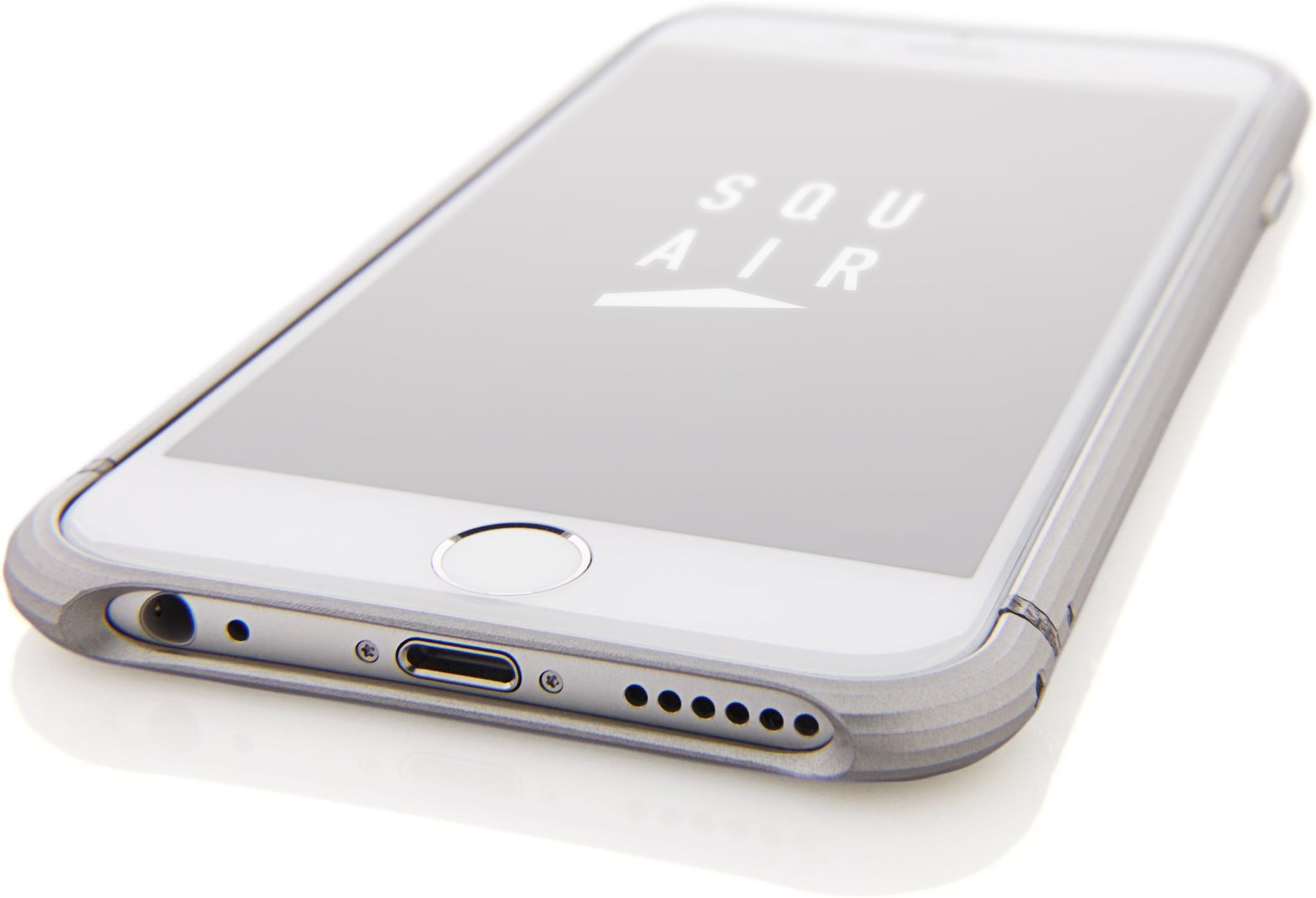 [Made in Japan] SQUAIR The Edge [Silver] iPhone 6 Bumper case for iPhone 6 4.7 inchi | Alminum Metal Bumper Frame